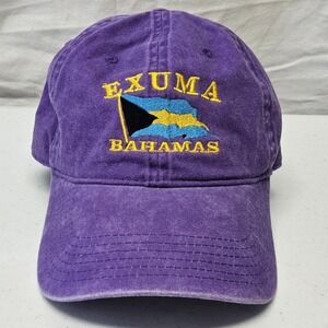 OTTO Baseball Cap Men OSFM Purple Exuma Bahamas Souvenir Dad Hat 18-202
